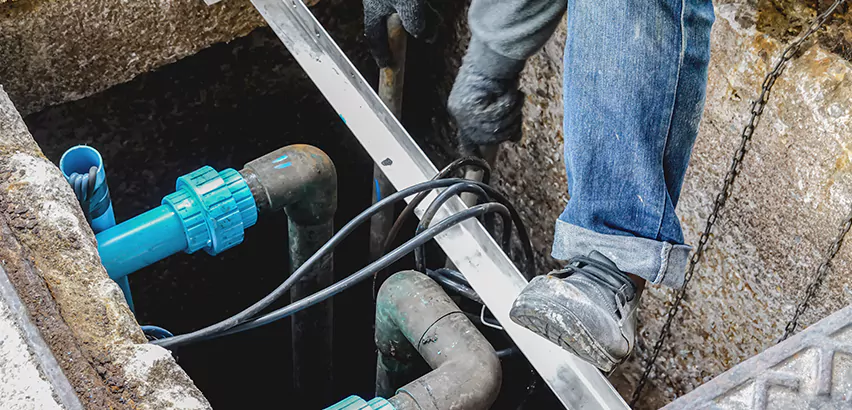 Zoeller Sewage Ejector Pump System in Lake Grove