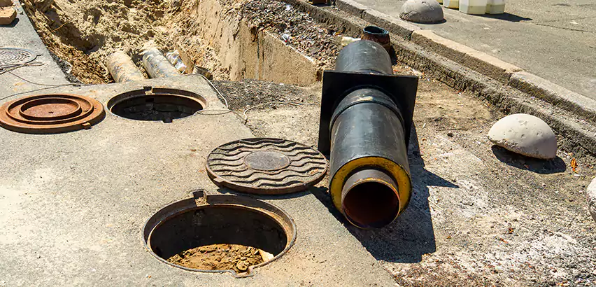 Lateral Sewer Line Replacement in Lake Grove